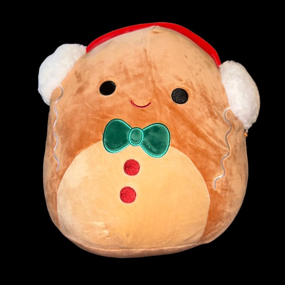 Jordan the Gingerbread Holiday 2023 12” Original Squishmallows - Picture 2 of 5